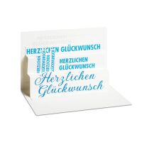 Allgemeine Wünsche 3D Pop-Up Grußkarte mit...