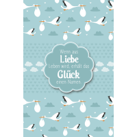 Geburt Baby Freudiges Ereignis Glückwunschkarte mit...