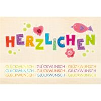 Allgemeine Wünsche 3D Pop-Up Grußkarte mit...