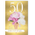 50. Geburtstag Glückwunschkarte Blumen in Eistüte