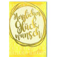 Allgemeine Wünsche Glückwunschkarte mit...