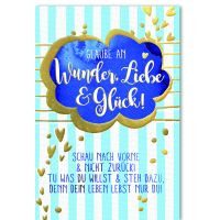 Allgemeine Wünsche Glückwunschkarte mit...