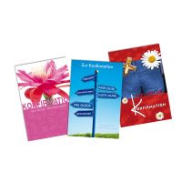 Konfirmation Mehrfachpackung 3 Karten 3 Umschläge...