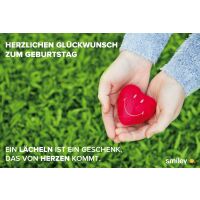 Geburtstag Smiley Glückwunschkarte mit Umschlag...