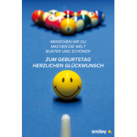 Geburtstag Smiley Glückwunschkarte mit Umschlag...