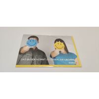 Allgemeine Wünsche Smiley Grußkarte mit...