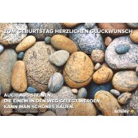 Geburtstag Smiley Glückwunschkarte mit Umschlag...