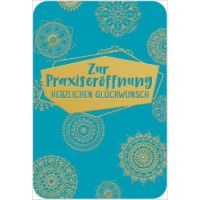 Glückwunschkarte zur Praxiseröffnung mit...