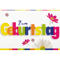 Geburtstag 3D Pop-Up Glückwunschkarte mit Umschlag Karte Zum Geburtstag