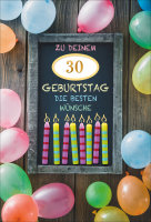 Geburtstag - Drehzahlen - Zahlenstreifen – 1-99 -...