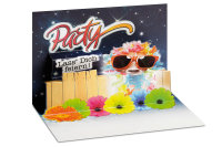 Geburtstag -  PopUp-Card - Klappkarte mit 3D-Innenleben - Grußkarte mit Briefumschlag im Format: 11,5 x 17 cm  - Dein Geburtstag – Jack Russel -  BSB