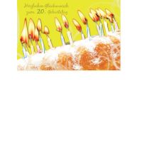 20. Geburtstag Nice Moments Augentraum Karte mit...