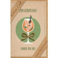 Geburtstag Nature Cards unverpackte Glückwunschkarte...