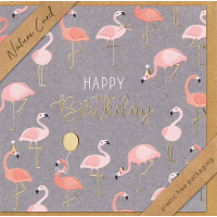 Geburtstag Nature Cards Quadratische unverpackte...