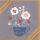 Geburtstag Nature Cards Quadratische unverpackte Glückwunschkarte mit Umschlag Blumen Tasse Happy Birthday