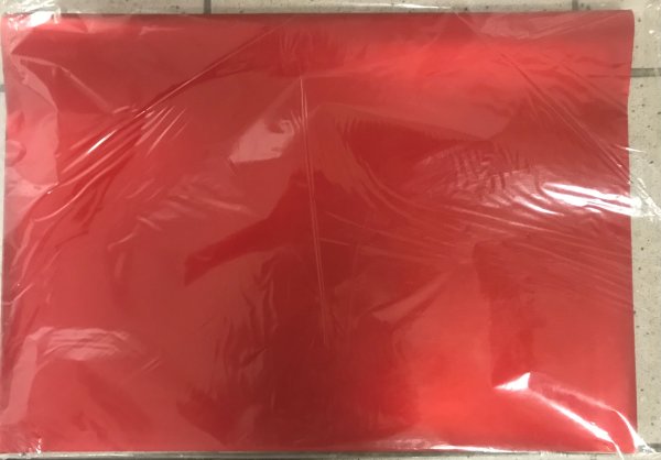 Geschenkpapierbögen Rot mit Metalliceffekt - 25 Bögen 50x70 cm UVP: € 1,50 - Bundle 2023