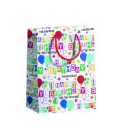 3er-Set Geschenktüten - 3 Geschenktaschen - A5-Format - Happy Birthday - Bundle 2024