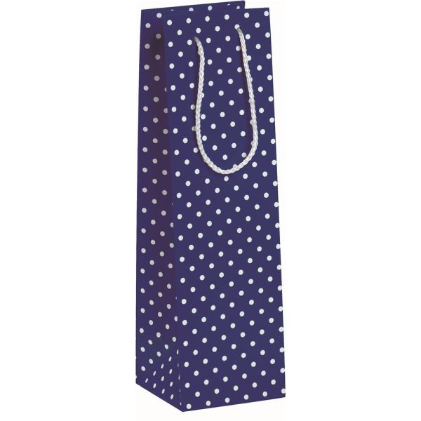 3er-Set Geschenktüten Flaschentüten Bottle Dots Uni Punkte Bundle