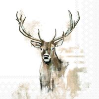 Servietten Lunch 33x33 cm 3-lagig 20 Servietten Antlers...