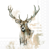 Servietten Lunch 33x33 cm 3-lagig 20 Servietten Antlers...