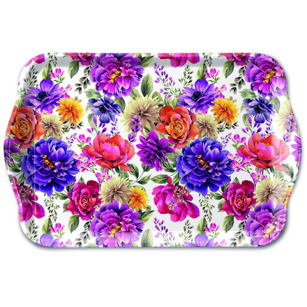 Tray Melamine Tablett 13 x 21 cm Anne white Anne weiss