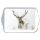 Tray Melamine Tablett 13 x 21 cm Antlers Hirsch mit Geweih