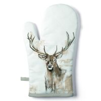 Ofenhandschuh 18 x 30 cm Antlers Hirsch mit Geweih
