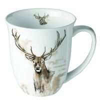 Becher Mug 0.4 L Fine Bone China Ø 10 cm x H 10,5...