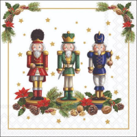 Weihnachten Cocktail Servietten 25 x 25 cm 3-lagig 15...