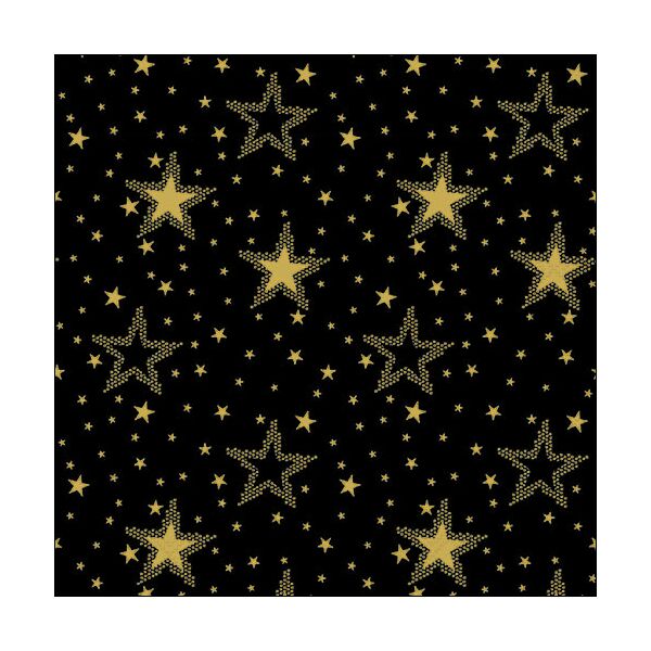 Weihnachten Servietten 33 x 33 cm 3-lagig 20 Servietten Night sky gold-black