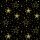 Weihnachten Servietten 33 x 33 cm 3-lagig 20 Servietten Night sky gold-black