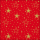Weihnachten Servietten 33 x 33 cm 3-lagig 20 Servietten Night sky gold-red Sterne gold auf rot