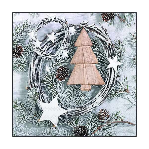 Weihnachten Servietten 33 x 33 cm 3-lagig 20 Servietten White Christmas