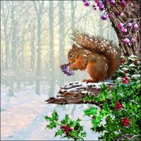 Weihnachten Servietten Format: 33 x 33 cm 3-lagig 20...