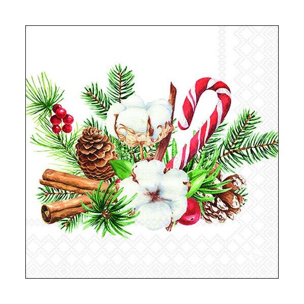 A Weihnachten Servietten 33 x 33 cm 3-lagig 20 Servietten Christmas arrangement Weihnachtsdeko