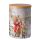 Weihnachten Vorratsdose medium Storage Jahr medium Ø 10 cm x 13,5 cm Santa bringing presents Weihnachtsmann