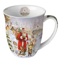 A - Weihnachten - Becher - Mug 0.4 L - Fine Bone China -...