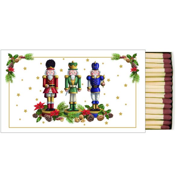 A Weihnachten Streichhölzer 6,5 x 11 cm 45 Streichhölzer Bearded nutcracker Nussknacker