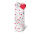Tasche - Flaschen Format - 36x10,5x10 cm - Silver Hearts - rote Herzen silberne Ranken