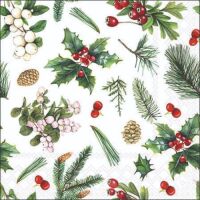 Weihnachten Cocktail Servietten 25 x 25 cm 3-lagig 15...