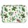Weihnachten Tray Melamine Tablett Format: 13 x 21 cm Winter greenery white