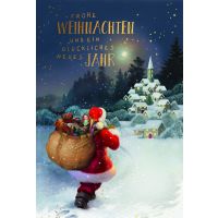 Weihnachten Beutel mit 6 Grußkarten Bundle, 2...