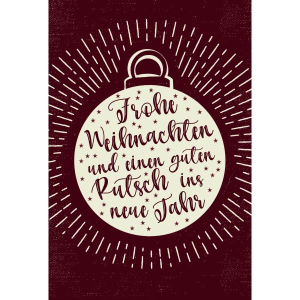 Weihnachten Glückwunschkarten Schriftkarte