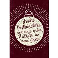 Weihnachten Glückwunschkarten Schriftkarte