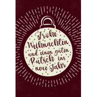 Weihnachten Glückwunschkarten Schriftkarte