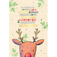 Weihnachten Grußkarte Glückwunschkarte mit...