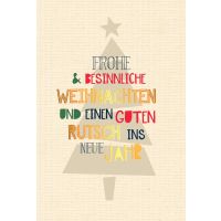 Weihnachten Grußkarte Glückwunschkarte mit...