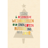 Weihnachten Grußkarte Glückwunschkarte mit...