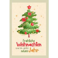 Weihnachten Grußkarte Glückwunschkarte mit...