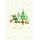 Weihnachten Skorpions art Glückwunschkarten Weihnachtsbäume, Rentiere, Geschenke, Naturkarton, mit Goldfolie und Blindprägung